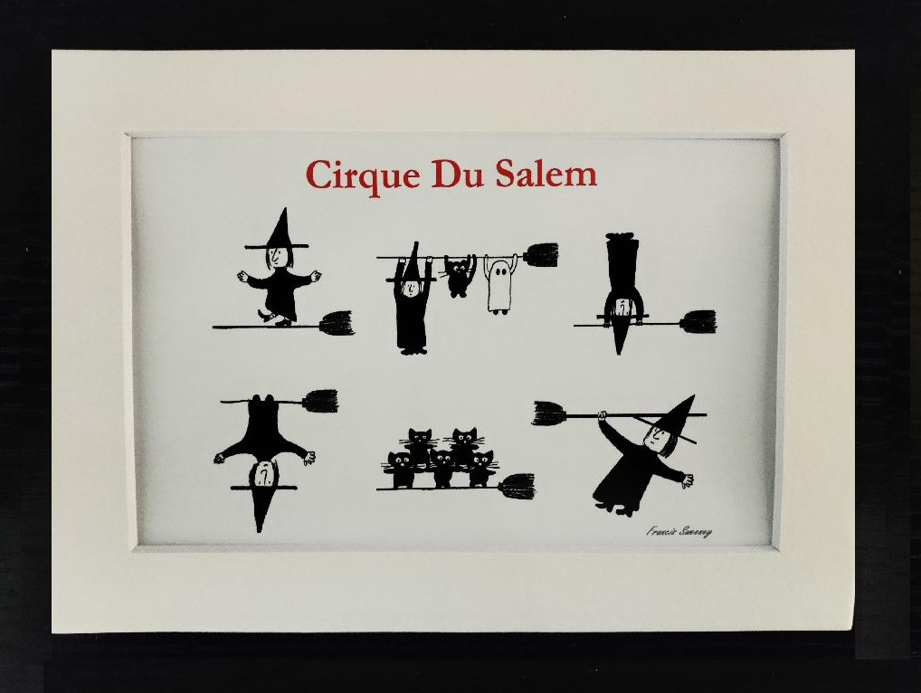 "Cirque Du Salem" Cartoon Print