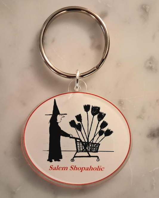 "Salem Shopaholic" Key chain