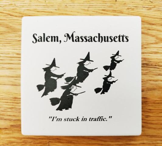 "I'm Stuck in Traffic" Ceramic Coaster